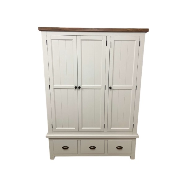 Cotswold Painted Triple Wardrobe