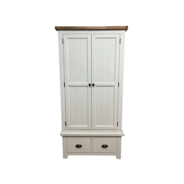 Cotswold Painted 2 Door 2 Drawer Wardrobe