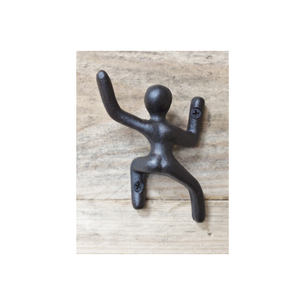 Climbing Man Coat Hook (Left Handed)