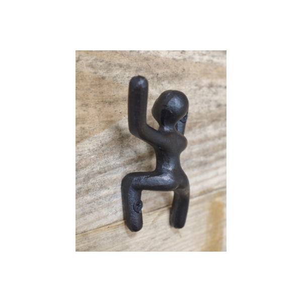 Climbing Man Coat Hook (Left Handed)