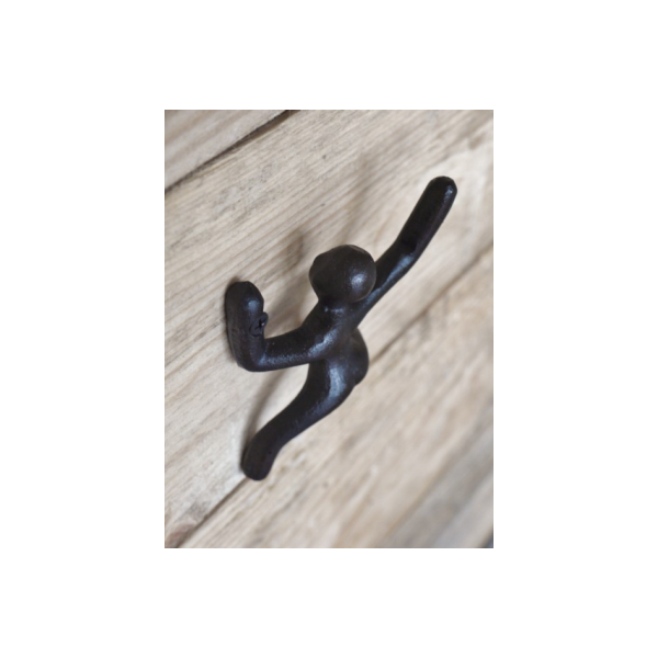 Climbing Man Coat Hook (Right Handed)